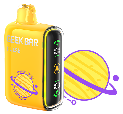 The Geek Bar Pulse was the first device to feature the Mexico Mango flavor.