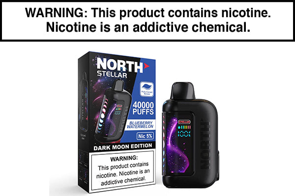 NORTH STELLAR 40K DISPOSABLE VAPE - 40,000 PUFFS Blueberry Watermelon