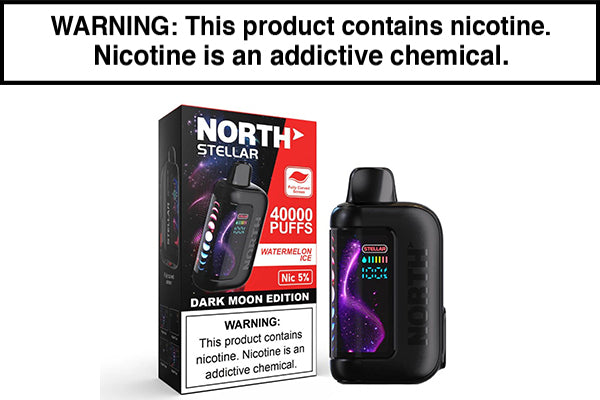 NORTH STELLAR 40K DISPOSABLE VAPE - 40,000 PUFFS Watermelon
Ice