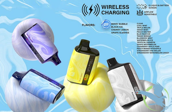 The most unique feature of the Pillow Talk vape is its support for Qi wireless charging.