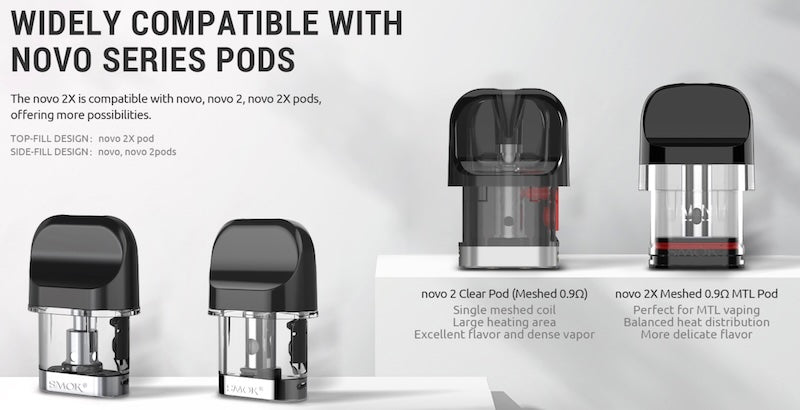 SMOK Novo 2X Pod Compatibility