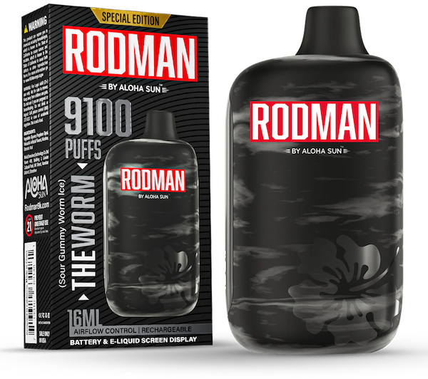 Sour Gummy Worm Ice Rodman Vape
