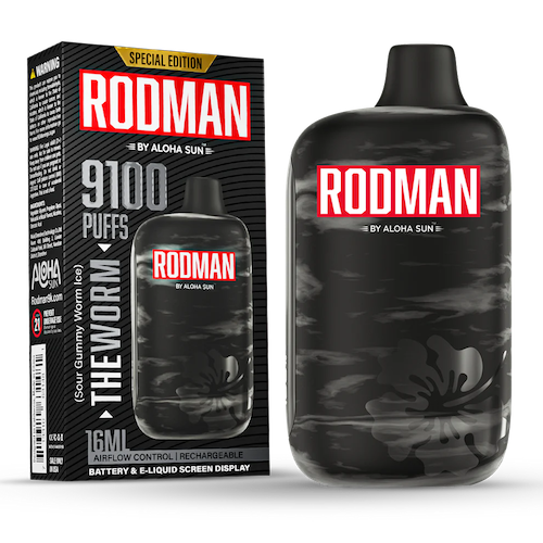 If you're looking for something that tastes like the Sour Gush Geek Bar flavor, you'll probably love The Worm by Rodman Vape.