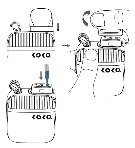 Uwell Caliburn G3 Lite Koko How to Fill