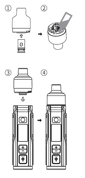 A picture of the Voopoo Argus Pro instruction manual.
