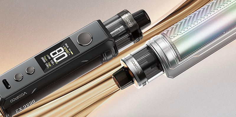 The Voopoo Drag X2 Operates at up to 80 watts.
