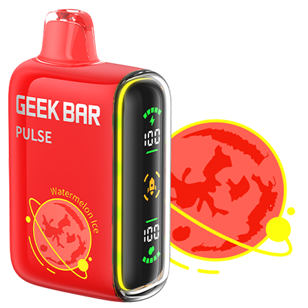 The Watermelon Ice Geek Bar Pulse is the vape by which all other watermelon vapes should be judged.