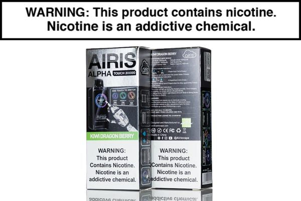 AIRIS ALPHA TOUCH 20K DISPOSABLE VAPE - 20,000 PUFFS - Image 11