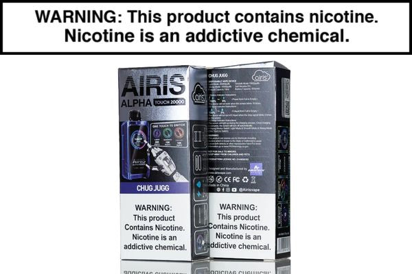 AIRIS ALPHA TOUCH 20K DISPOSABLE VAPE - 20,000 PUFFS - Image 14