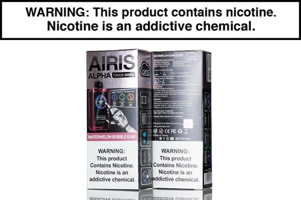 AIRIS ALPHA TOUCH 20K DISPOSABLE VAPE - 20,000 PUFFS - Image 15