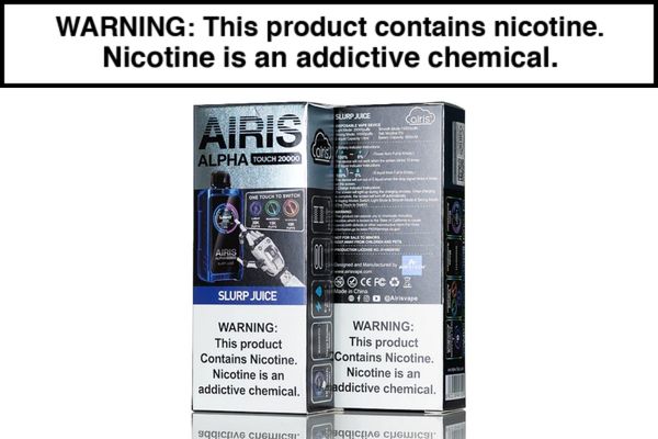 AIRIS ALPHA TOUCH 20K DISPOSABLE VAPE - 20,000 PUFFS - Image 6