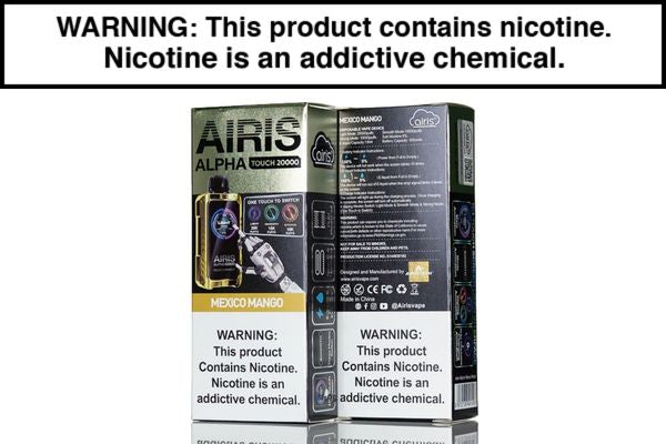 AIRIS ALPHA TOUCH 20K DISPOSABLE VAPE - 20,000 PUFFS - Image 10