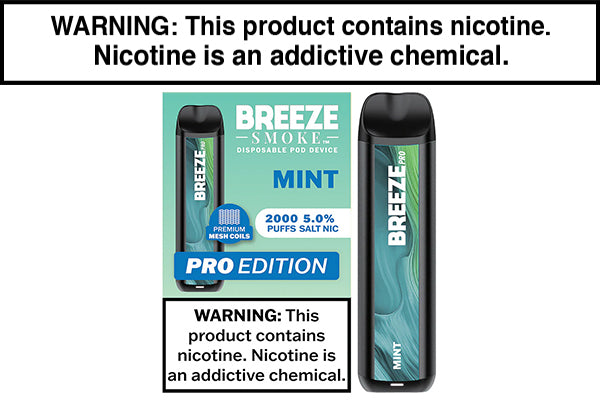 BREEZE SMOKE PRO DISPOSABLE VAPE - 2000 PUFFS - Image 3