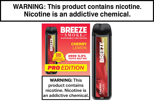 BREEZE SMOKE PRO DISPOSABLE VAPE - 2000 PUFFS - Image 9