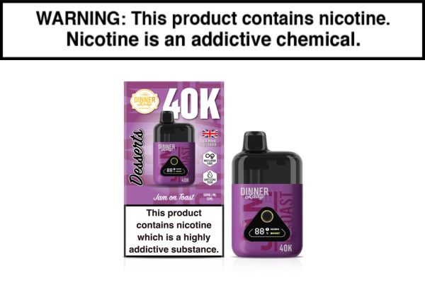 Dinner Lady Desserts 40K Disposable Vape 40,000 Puffs - Image 3