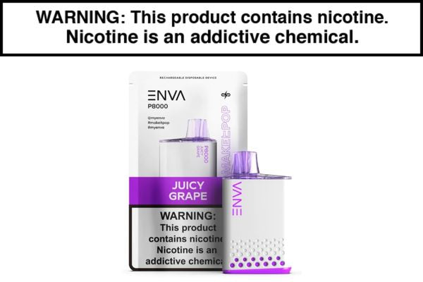 ENVA P8000 DISPOSABLE VAPE - 8000 PUFFS - Image 2