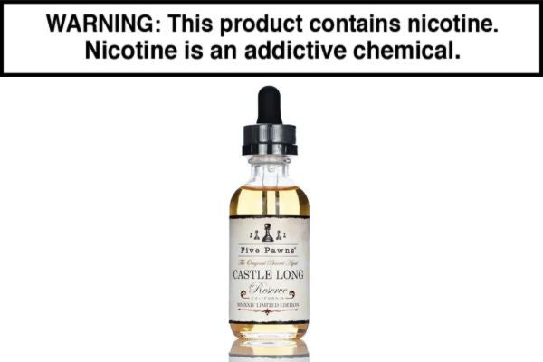 Castle Long Reserve By Five Pawns E-Liquid 60ml - Image 2