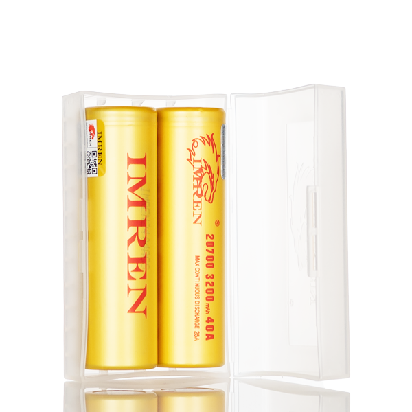 Imren 20700 3200mAh 40A Gold 2 Pack