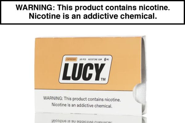 LUCY NICOTINE GUM - 10CT - Image 3