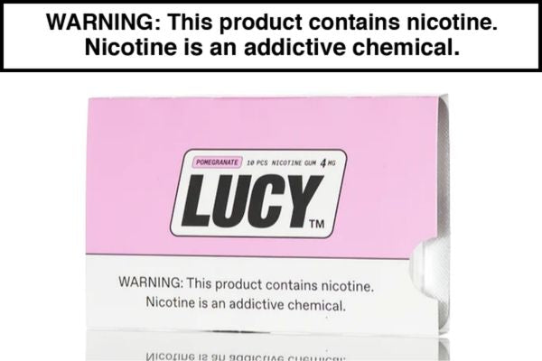 LUCY NICOTINE GUM - 10CT - Image 6