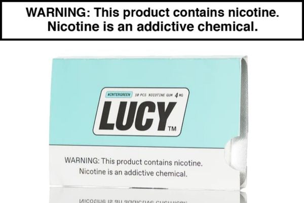 LUCY NICOTINE GUM - 10CT - Image 7