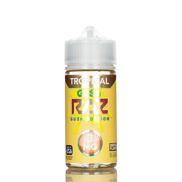 Pod Juice X RAZ E-Liquid - Tropical Gush - 100mL - Image 2